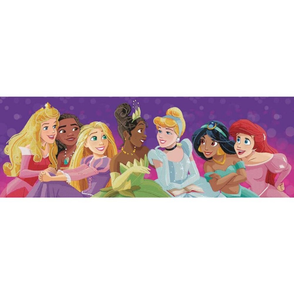 Disney Princess Diamond Painting Kit from Diamond Dotz 35x12 for Ages 8-99 NWT - Picture 8 of 9